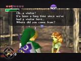 Despite very clearly being a girl, Malon communicates in a manner thick-headed Link can understand.
