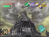 Link gazes up at Ganon's castle, philosophically pondering his adventure thus far, before continuing his disregard for personal safety by going inside.