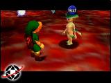 Ruto reminds Link that, while Navi is incredibly annoying, at least he doesn't have to carry the fairy around like a spoiled fish princess.