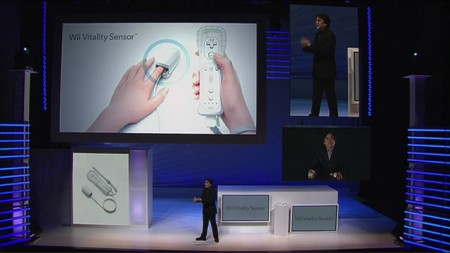 The unveiling of the Wii Vitality Sensor. nintendo-e309-19