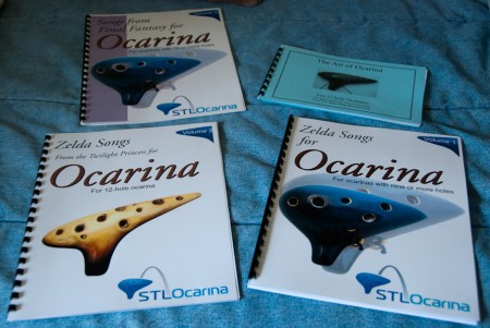 stlreview-5 Four songbooks with ocarina-specific tablature are available