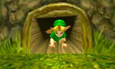 Link in the Kokiri Forest Link in the Kokiri Forest