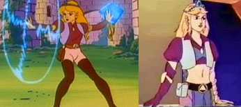Cartoon versions of Zelda