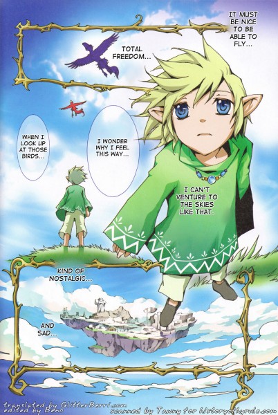 Skyward Sword prequel manga page 3