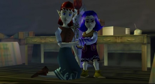 Kafei and Anju Kafei and Anju greet the morning together