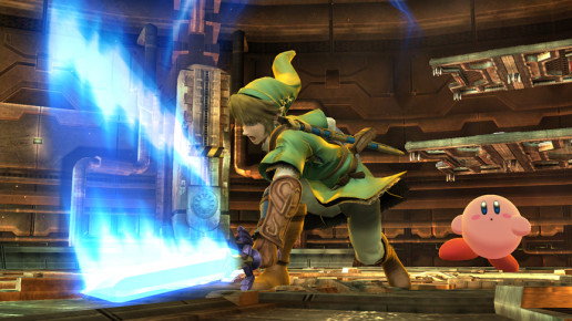 Super Smash Bros - Link Attacking