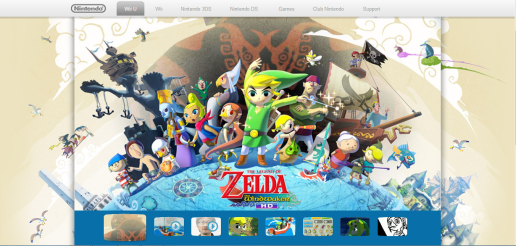 Wind Waker HD Teaser Site