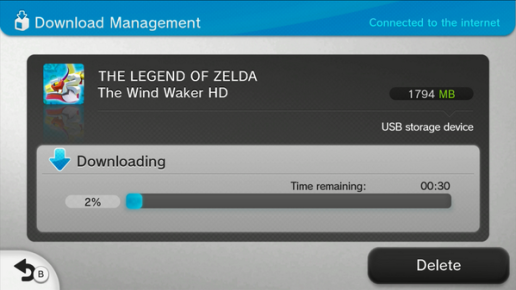 Wind Waker HD European File Size