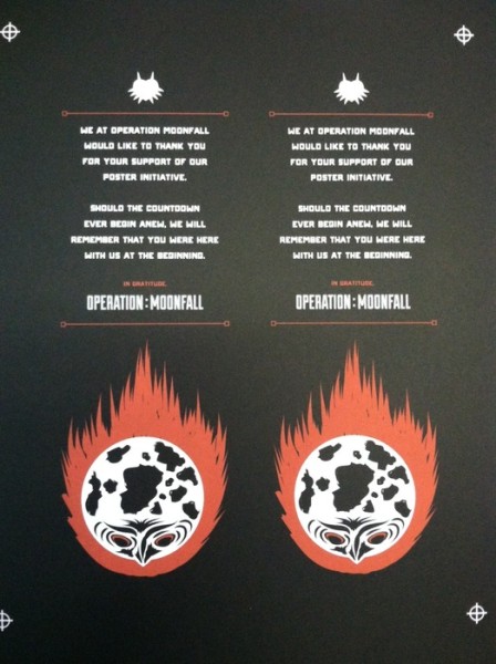 Operation Moonfall - Handbills