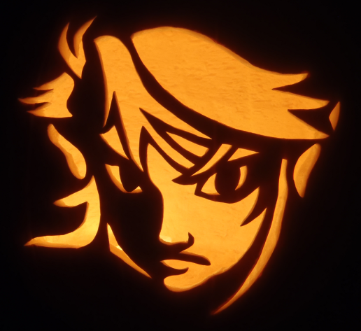 Zelda Jack-O'-Lanterns 1 - Link