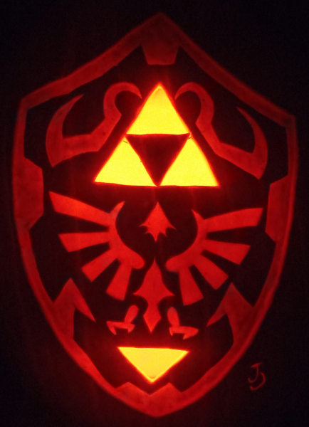 Zelda Jack-O'-Lanterns 3 - Hylian Shield