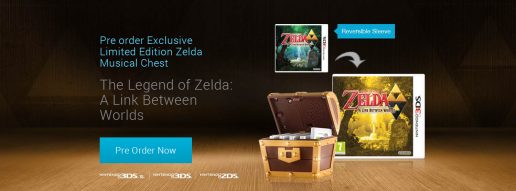 Nintendo UK Store - A Link Between Worlds with Musical Chest