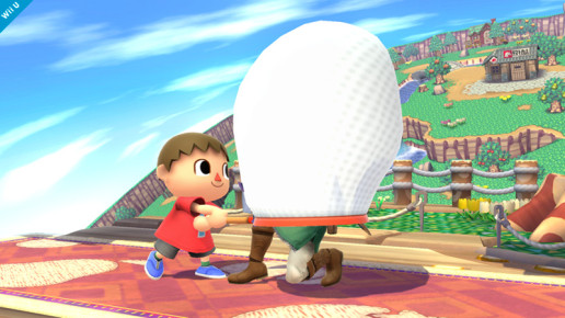 Super Smash Bros - Link Vs. Villager