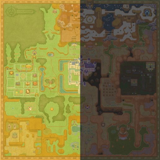 zelda_a_link_between_worlds_map