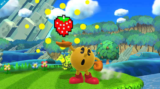 Super Smash Bros. 4 - Pac-Man's Bonus Fruit