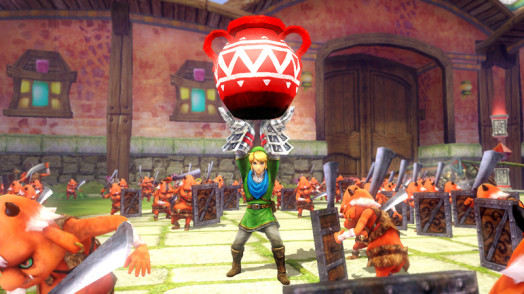 Hyrule Warriors Link gauntlets