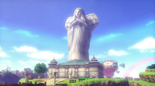 Hyrule Warriors Skyloft Statue