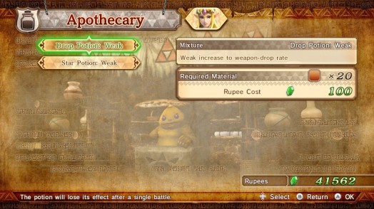 Hyrule Warriors Aapothecary