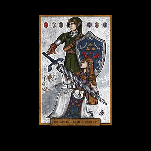 weapons for hyrule tee